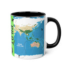 Tazas con acento personalizado, 11 oz, pedido personalizado