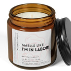 labor candle for a childbirth, homebirth, hypnobirth