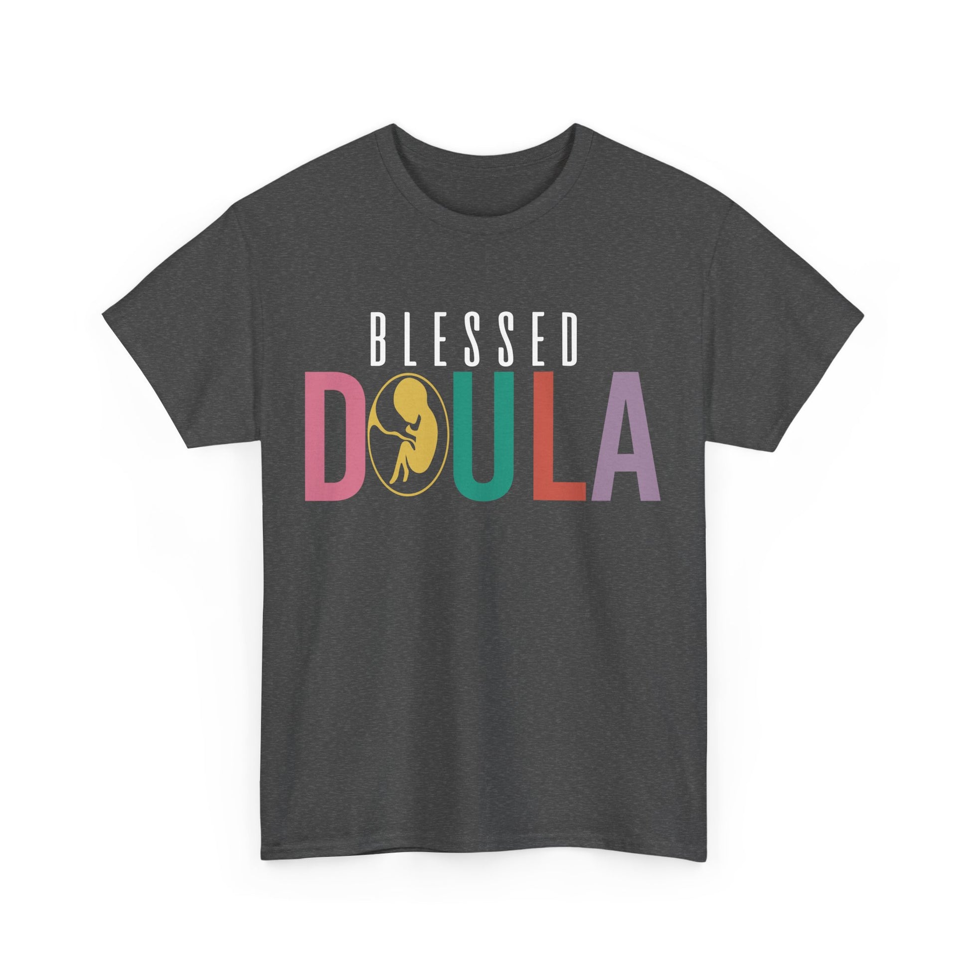 Camiseta de algodón grueso Blessed Doula
