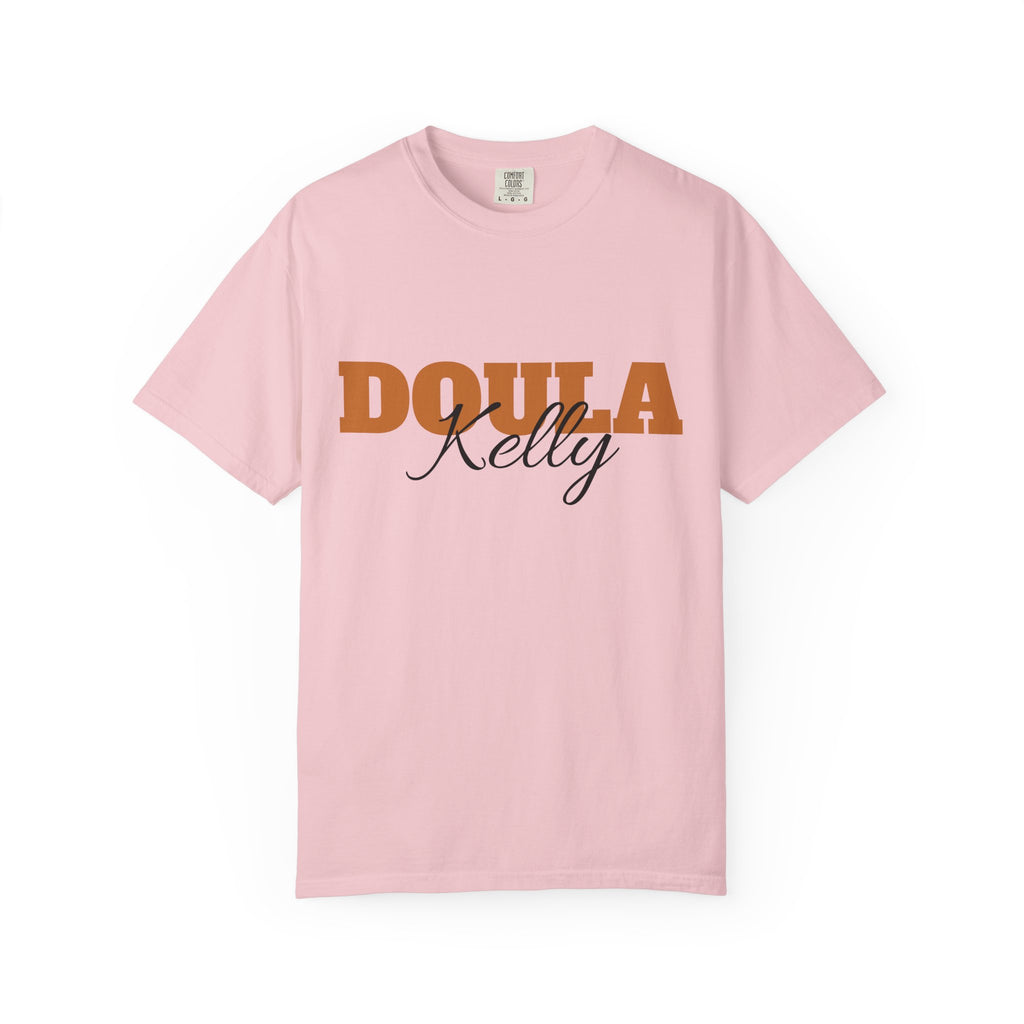 Personalized Doula Garment-Dyed T-shirt with your Name