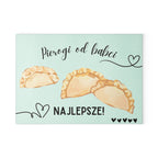 Pierogi od babci - Glass Cutting Board
