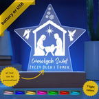 Star LED Christmas gift, personalized