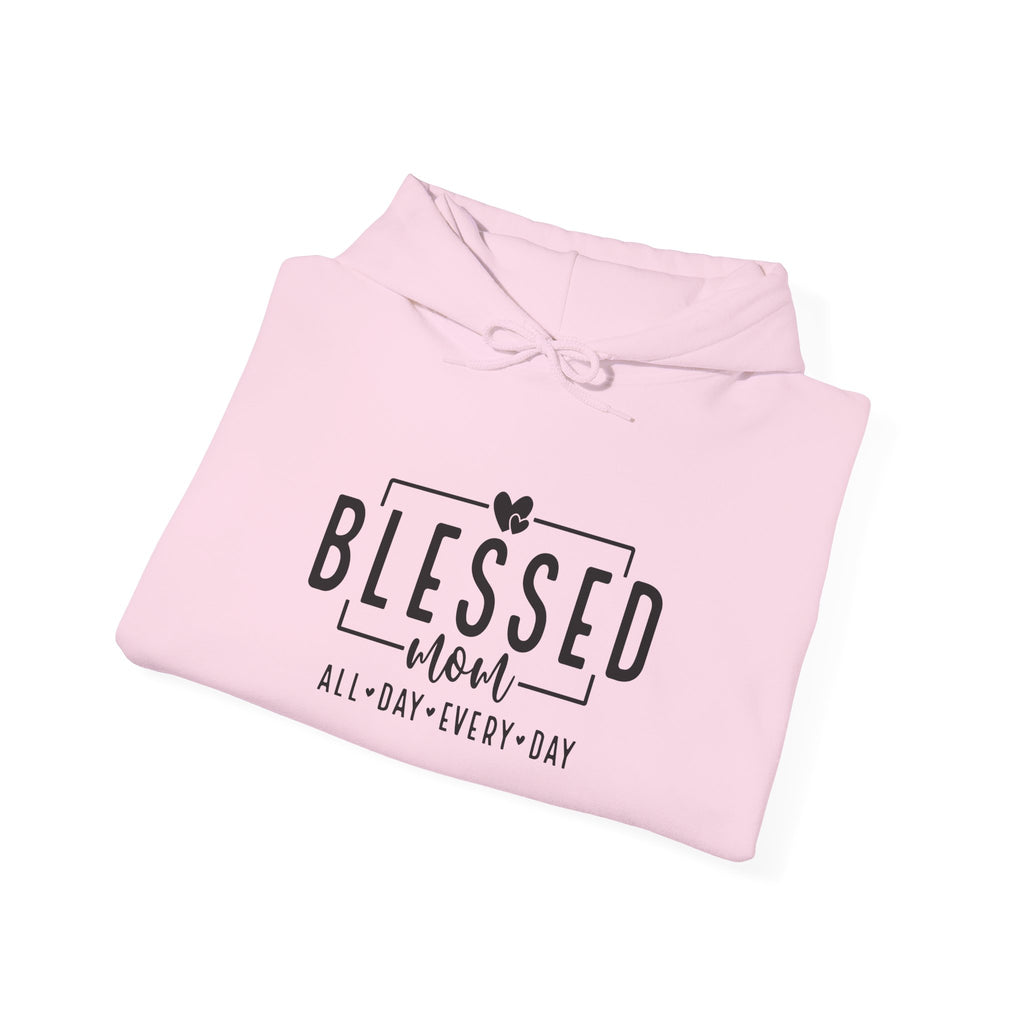 Sudadera con capucha personalizada Blessed Mom con los nombres de tus hijos 
