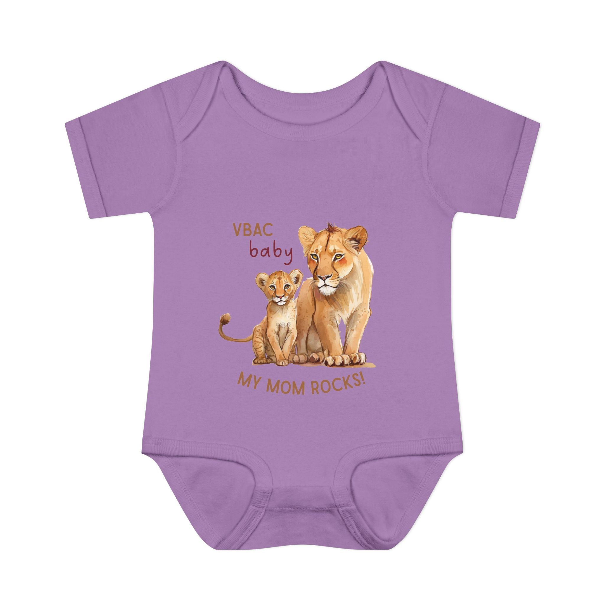 Infant Bodysuit VBAC Baby Lion Mom