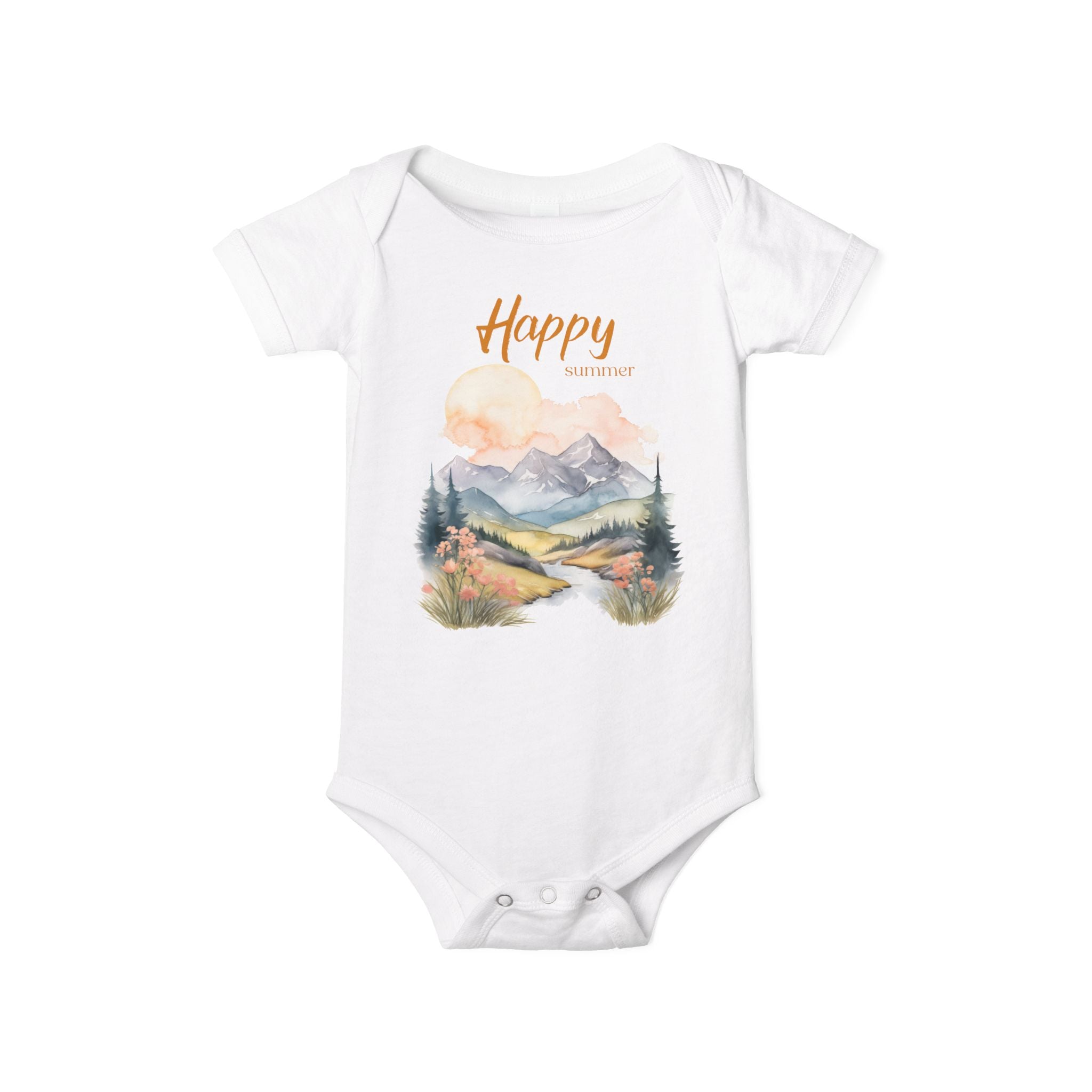 Infant Jersey One Piece Happy Summer