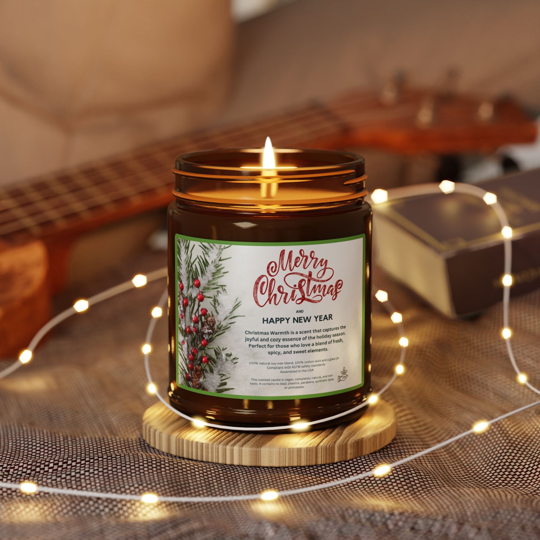 100% Soy Candle Christmas Warmth (4oz, 9oz)