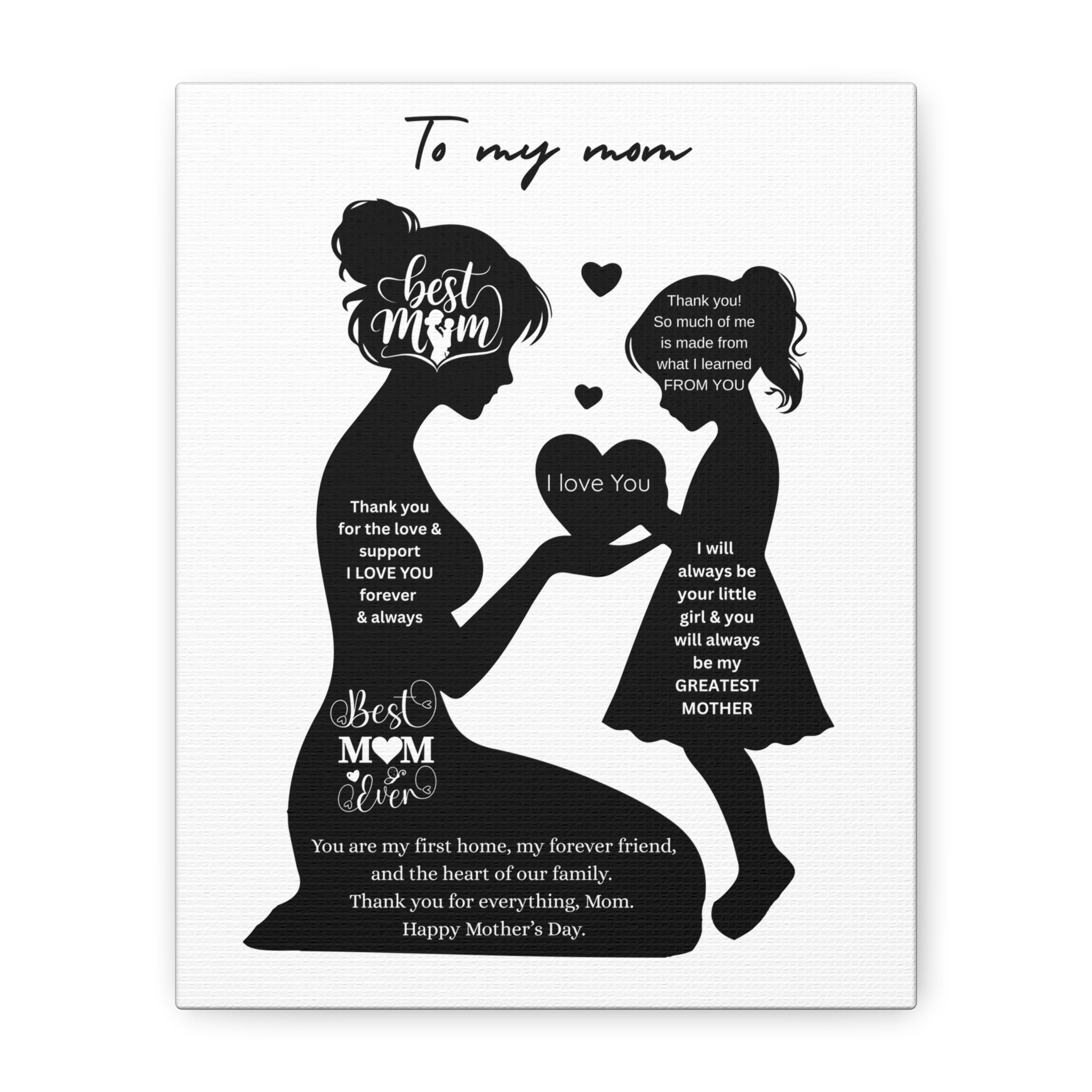 Canvas Print for Mother's Day
