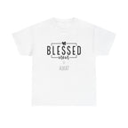 Camiseta de algodón grueso personalizada Blessed Mom en diferentes colores, ¡con los nombres de tus hijos! 