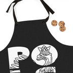 Black apron with Polish graphic design, polish herritage, polonia in USA