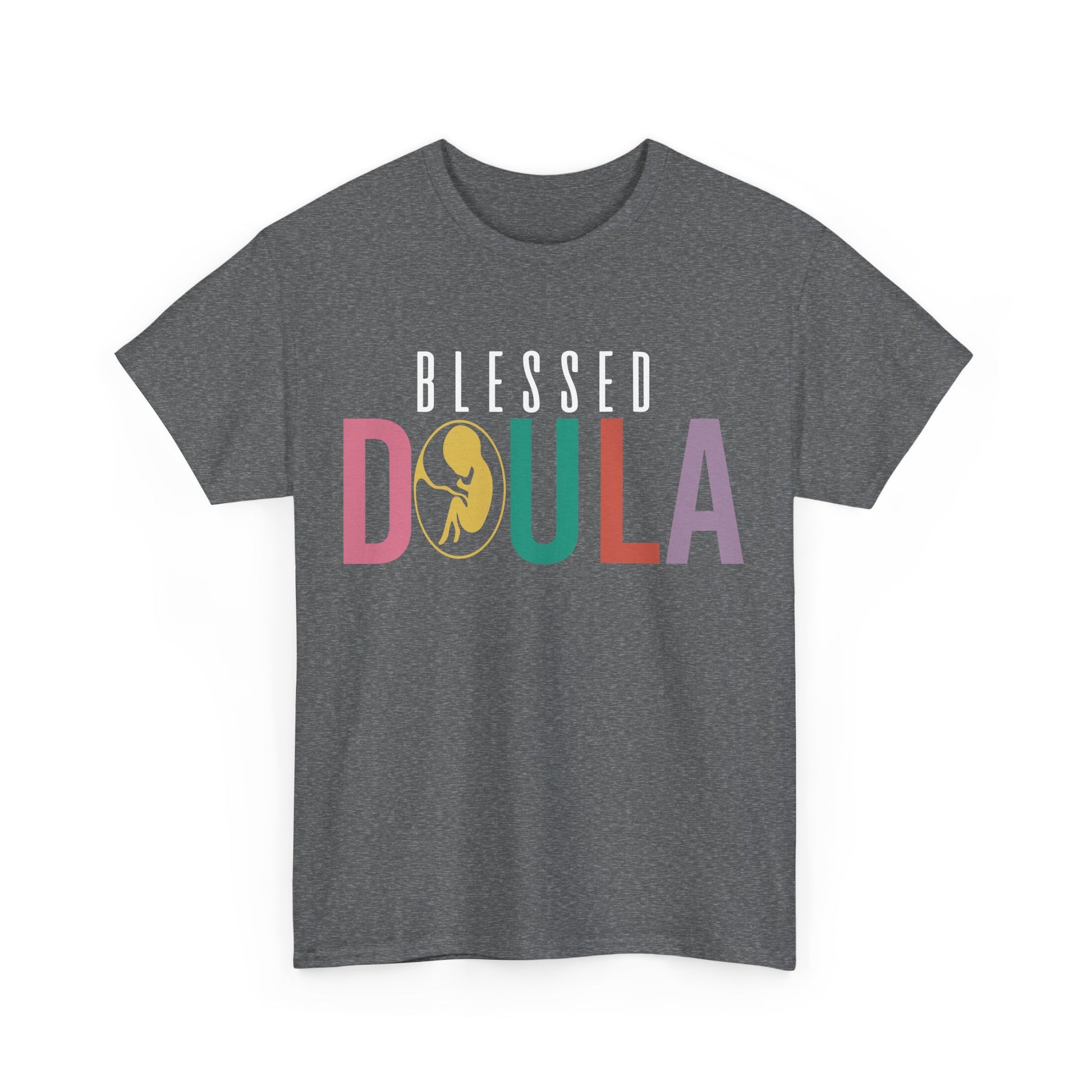 Camiseta de algodón grueso Blessed Doula