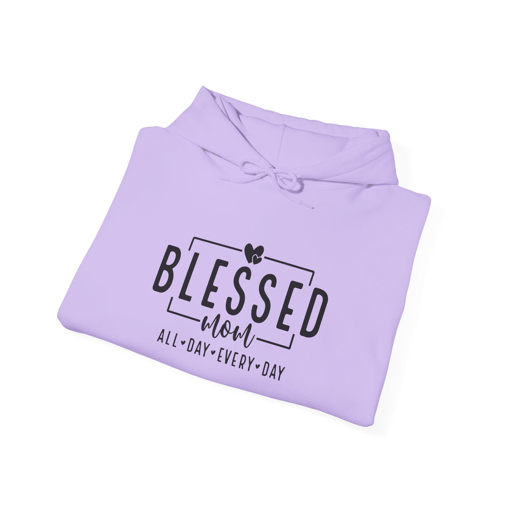 Sudadera con capucha personalizada Blessed Mom con los nombres de tus hijos 