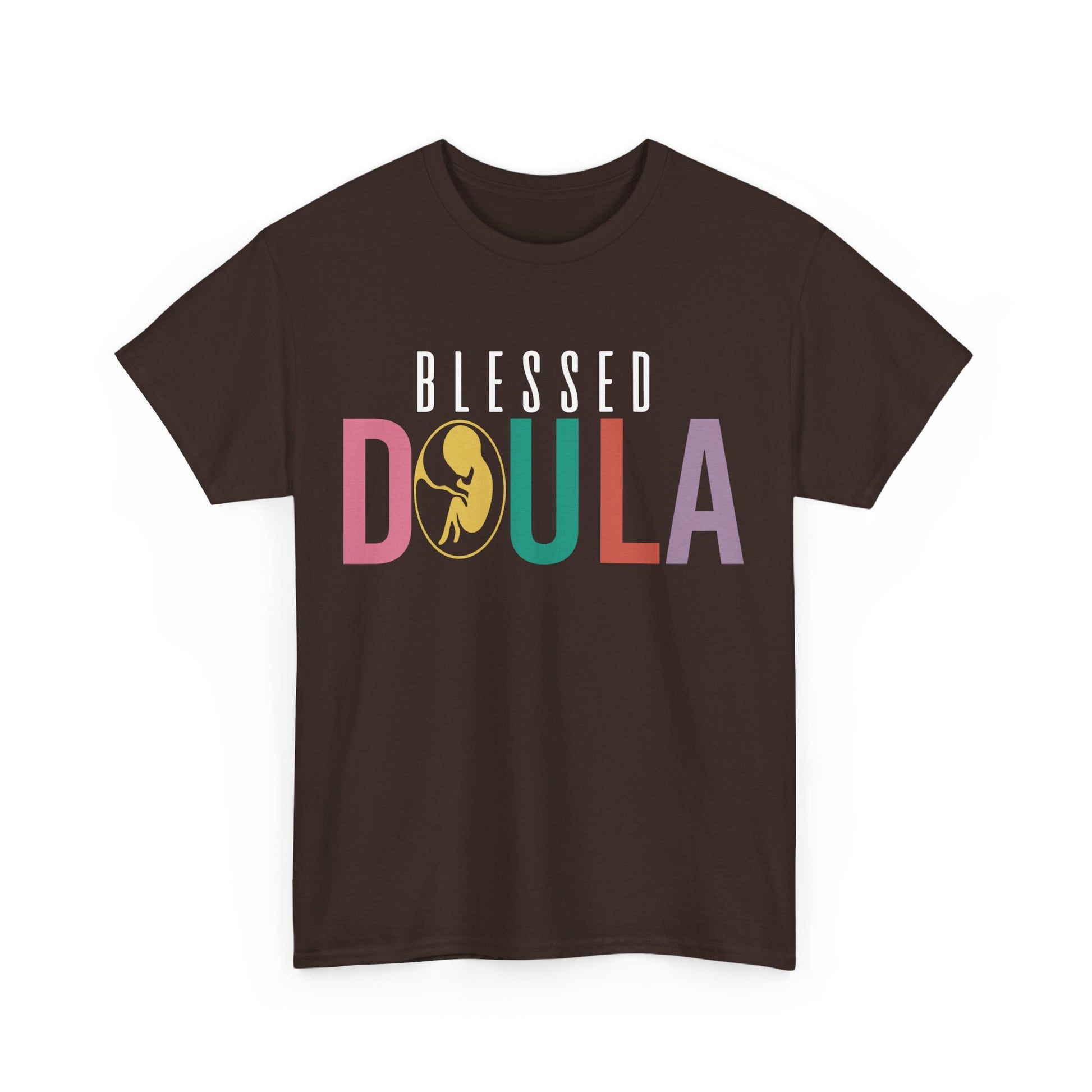 Camiseta de algodón grueso Blessed Doula