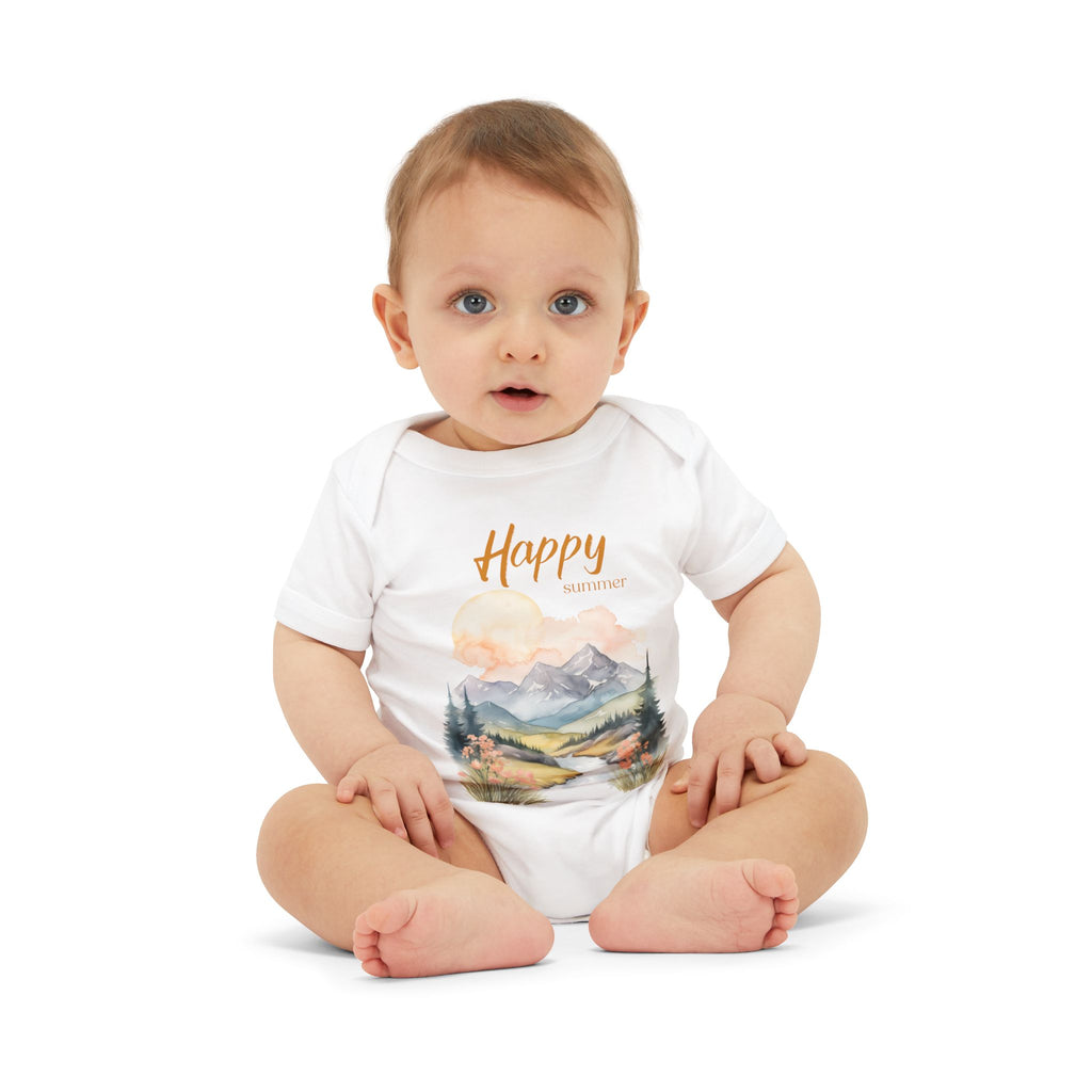 Infant Jersey One Piece Happy Summer