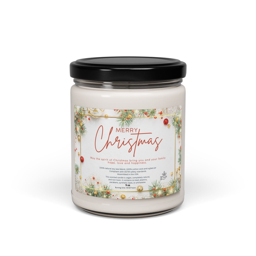Christmas Candle, Scented Soy Candle, 9oz