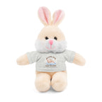 Personalized Stuffed Animals with Tee | different colors and animals available