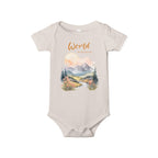 World is awesome baby bodysuit | Larger print