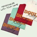 Personalized Doula Garment-Dyed T-shirt with your Name
