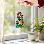 Small Pregnancy Shape Suncatcher
