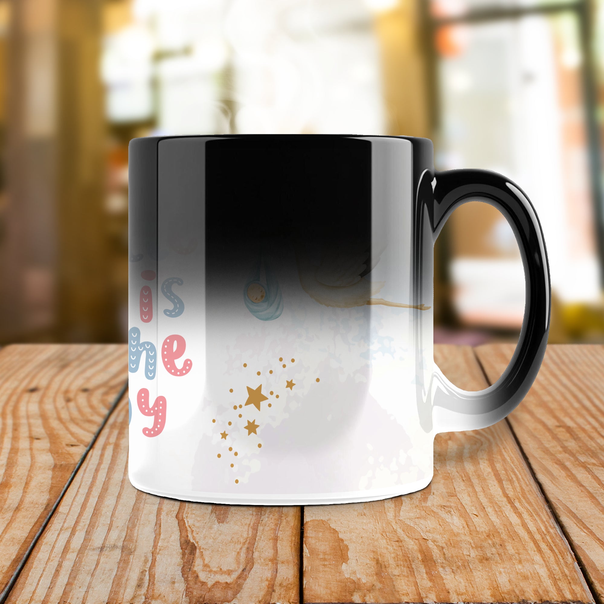 pregnancy announcement magic mug