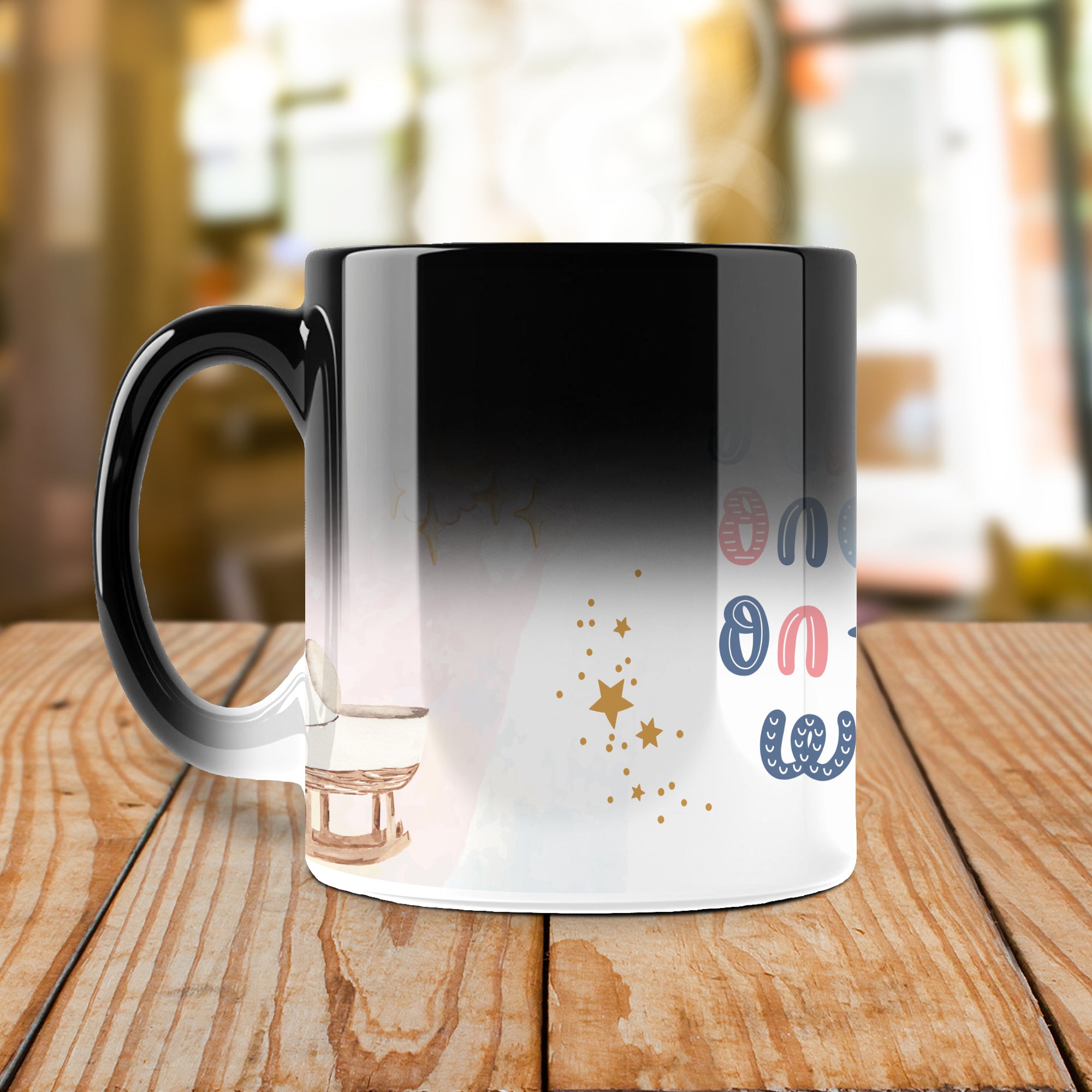 pregnancy announcement magic mug