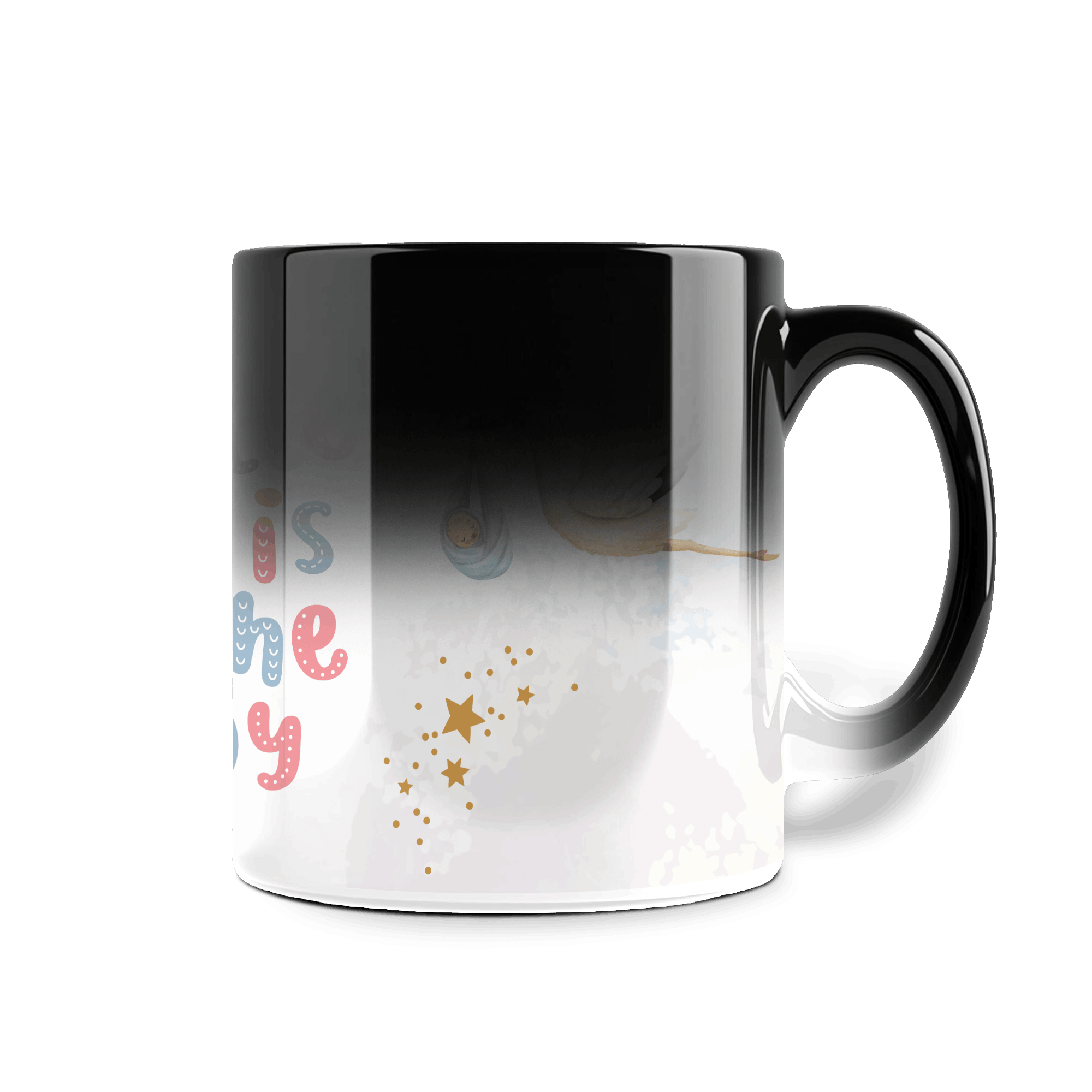 pregnancy announcement magic mug