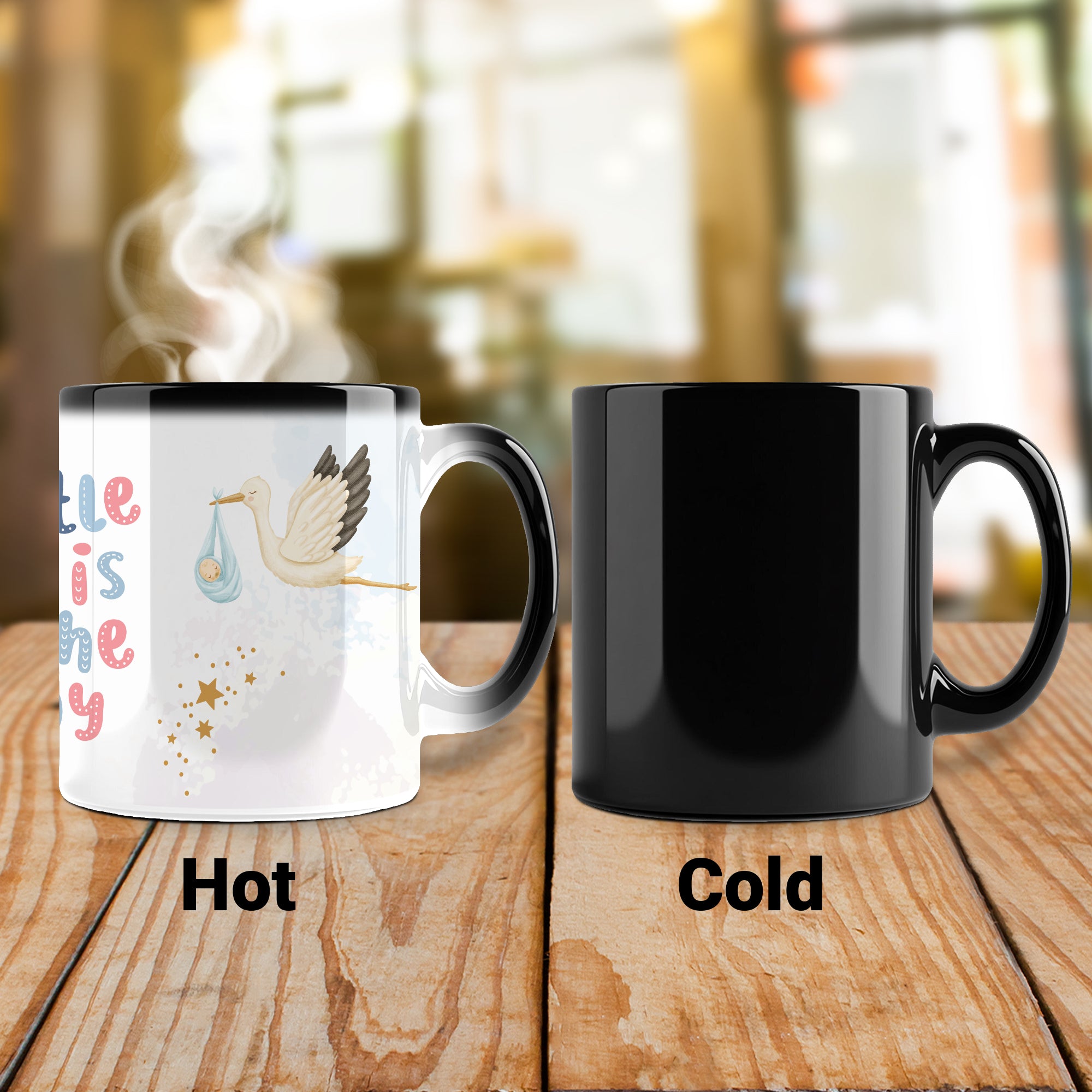 pregnancy announcement magic mug