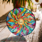 Stained Glass Suncatcher for Window Hanging Love