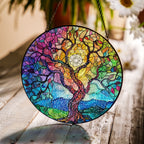 suncatcher for window hanging tree