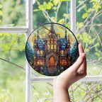 Gothic stained glass suncatcher