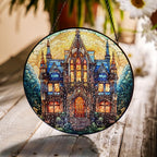 Gothic stained glass suncatcher
