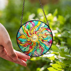 Stained Glass Suncatcher for Window Hanging Love