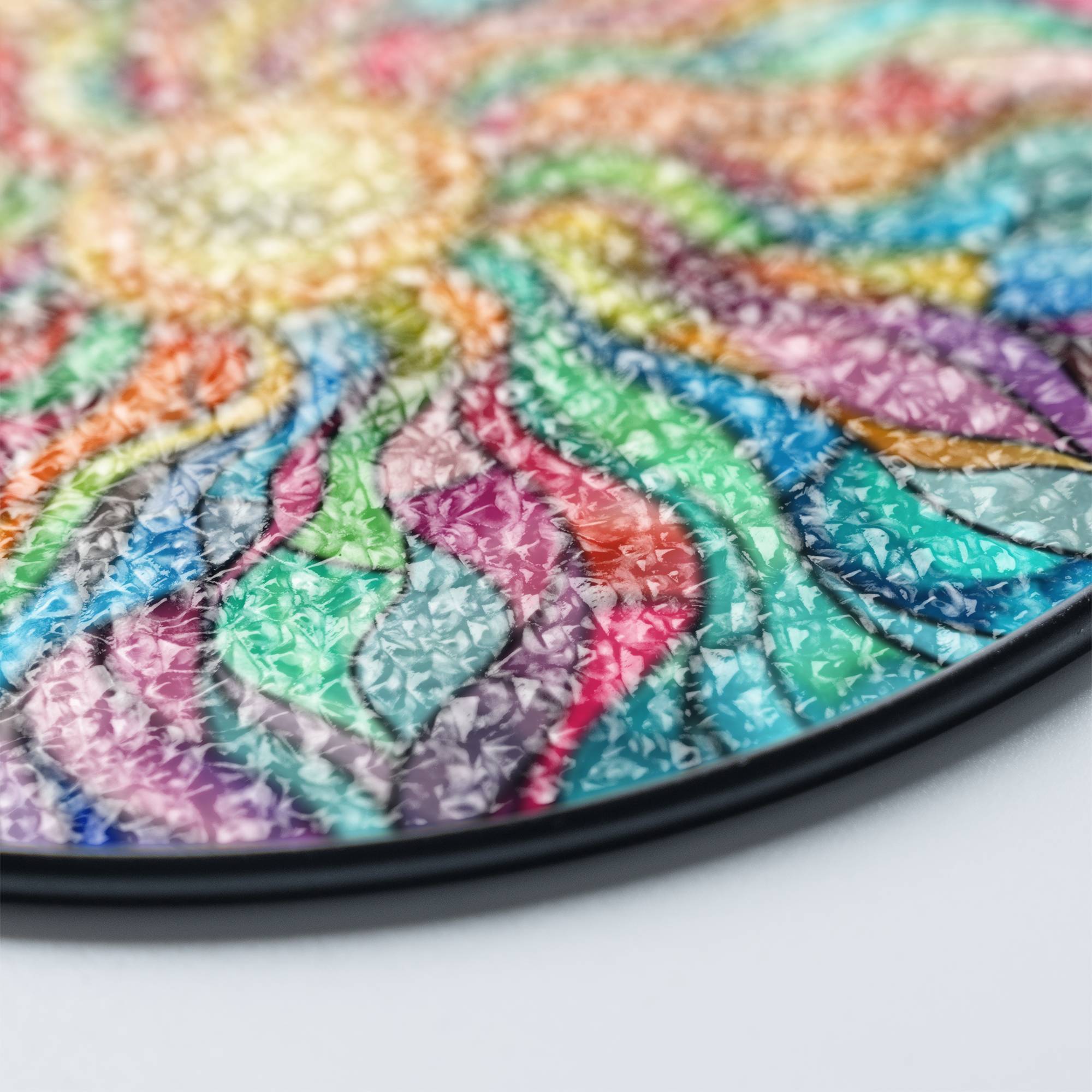 Stained Glass Suncatcher for Window Hanging Love