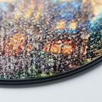 Gothic stained glass suncatcher detail