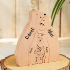 Wooden Bear Family Puzzle