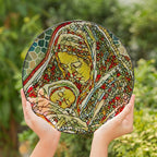  Mary and baby suncatcher stained glass