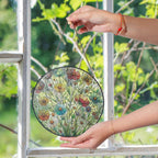 Stained Glass Suncatcher for Window Hanging Flowers