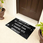 funny halloween inflation door mat