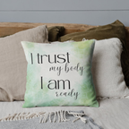 affirmation pillow for pregnancy and birth