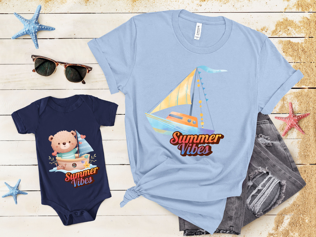 Summer Vibes bundle for mom and baby