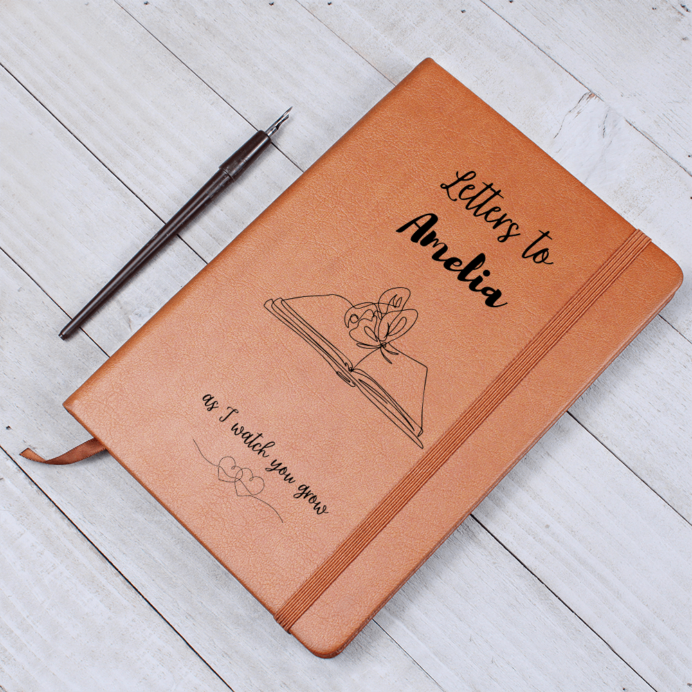 Letters to My Child journal –As I Watch You Grow Leather Journal