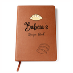 Babcia's recipe book with Pierogi design