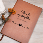 Letters to My Daughter journal with vegan leather cover