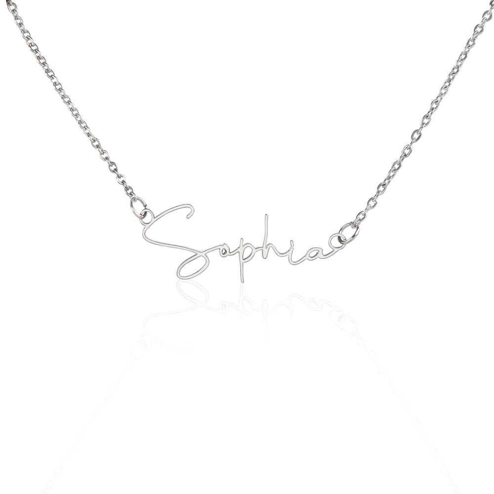 Necklace with your name