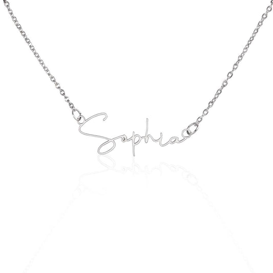 Necklace with your name