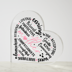 Acrylic Heart for Mothers