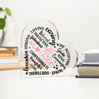 Acrylic Heart for Mothers