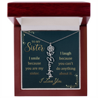 Sister's Name Necklace Personalized