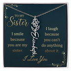 Sister's Name Necklace Personalized
