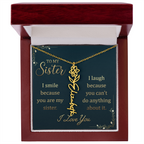 Sister's Name Necklace Personalized