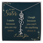 Sister's Name Necklace Personalized